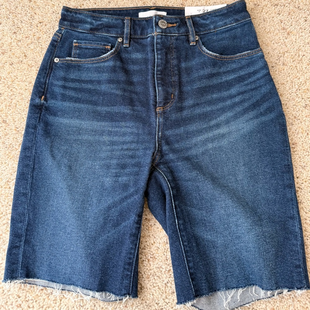 Loft Denim Blue Jean Shorts